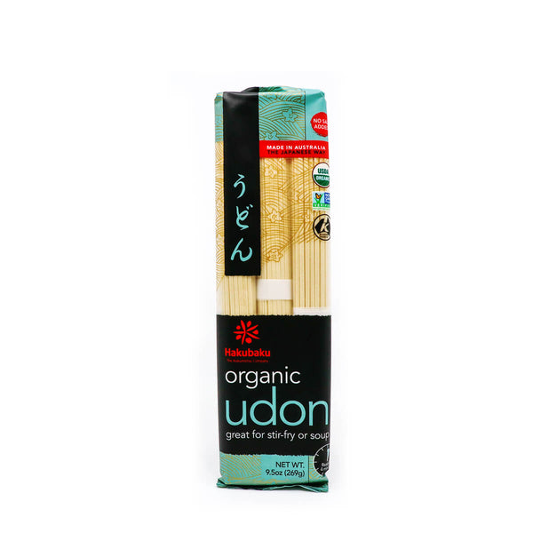 Hakubaku Organic Udon - Case Of 8 - 9.52 Oz. - 837328001002