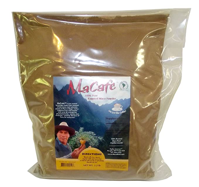 Maca Magic MaCafe Coffee Substitute Caffeine Free Instant Beverage Mix alternative (2.2 lb Bag) - 838451000108