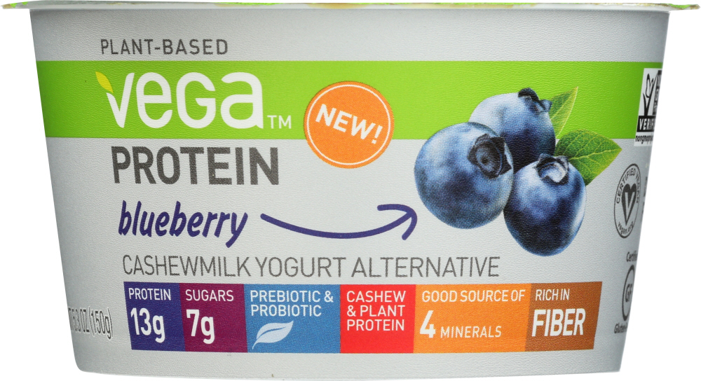 Blueberry Protein Cashewmilk Yogurt Alternative, Blueberry - blueberry