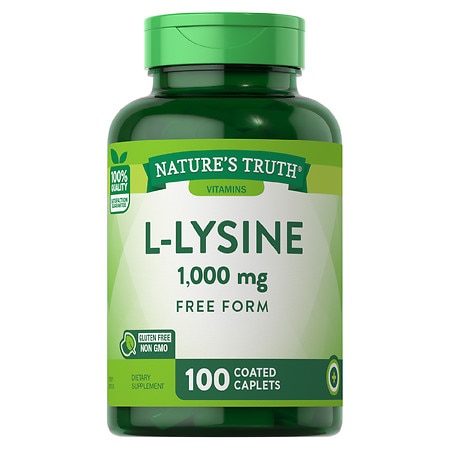 Natures Truth Natures Truth L-Lysine, 100 ea - 840093101624