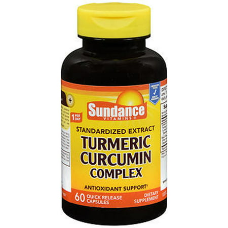 Sundance Vitamins Turmeric Curcumin Complex Antioxidant Support 60 Count - 840093102744