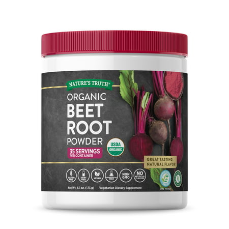 Nature s Truth Organic Beet Root Powder | 6.1 oz | Vegetarian Non-GMO Gluten Free Supplement - 840093110626
