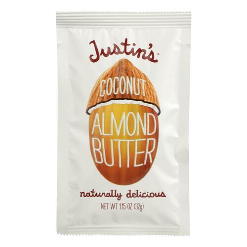 Justin's Nut Butter - Almond Butter Coconut Squeeze - Case Of 10 - 1.15 Oz - 840379101386