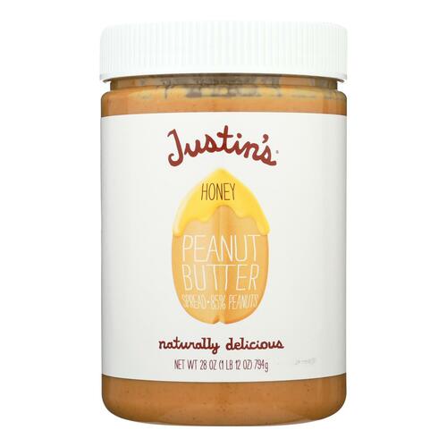 Justin's Nut Butter Peanut Butter - Honey - Case Of 6 - 28 Oz. - 840379101409