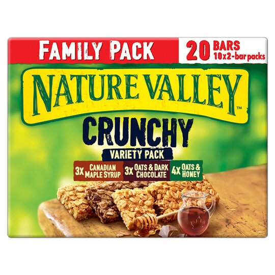Nature Valley Crunchy Variety Cereal Bars Family Pack 10 X 42G - 8410076601704