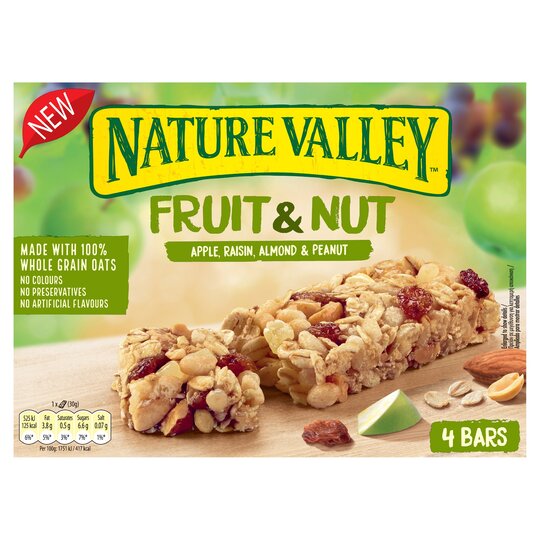 Nature Valley Fruit & Nut Cereal Bars 4X30g - 8410076611246