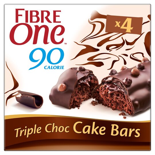 Fibre One Triple Choc Cake Bars - 8410076620514