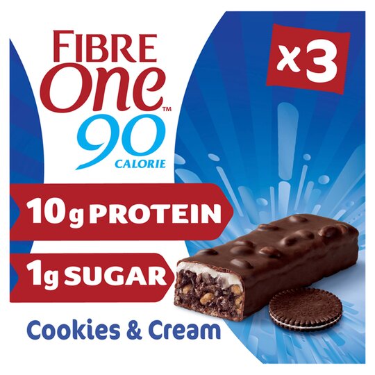 Fibre One Protein Cookies & Cream Bars 3 X 24G - 8410076621238