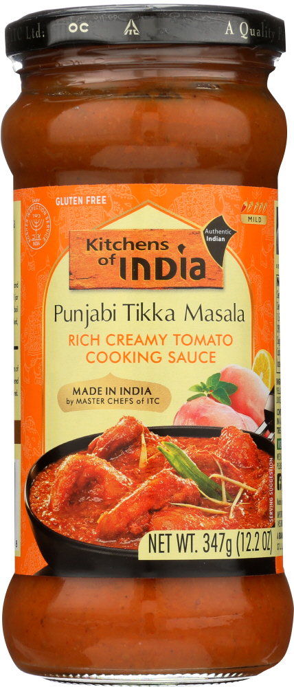 KITCHENS OF INDIA: Sauce Cooking Creamy Tomato, 12.2 oz - 0841905130528