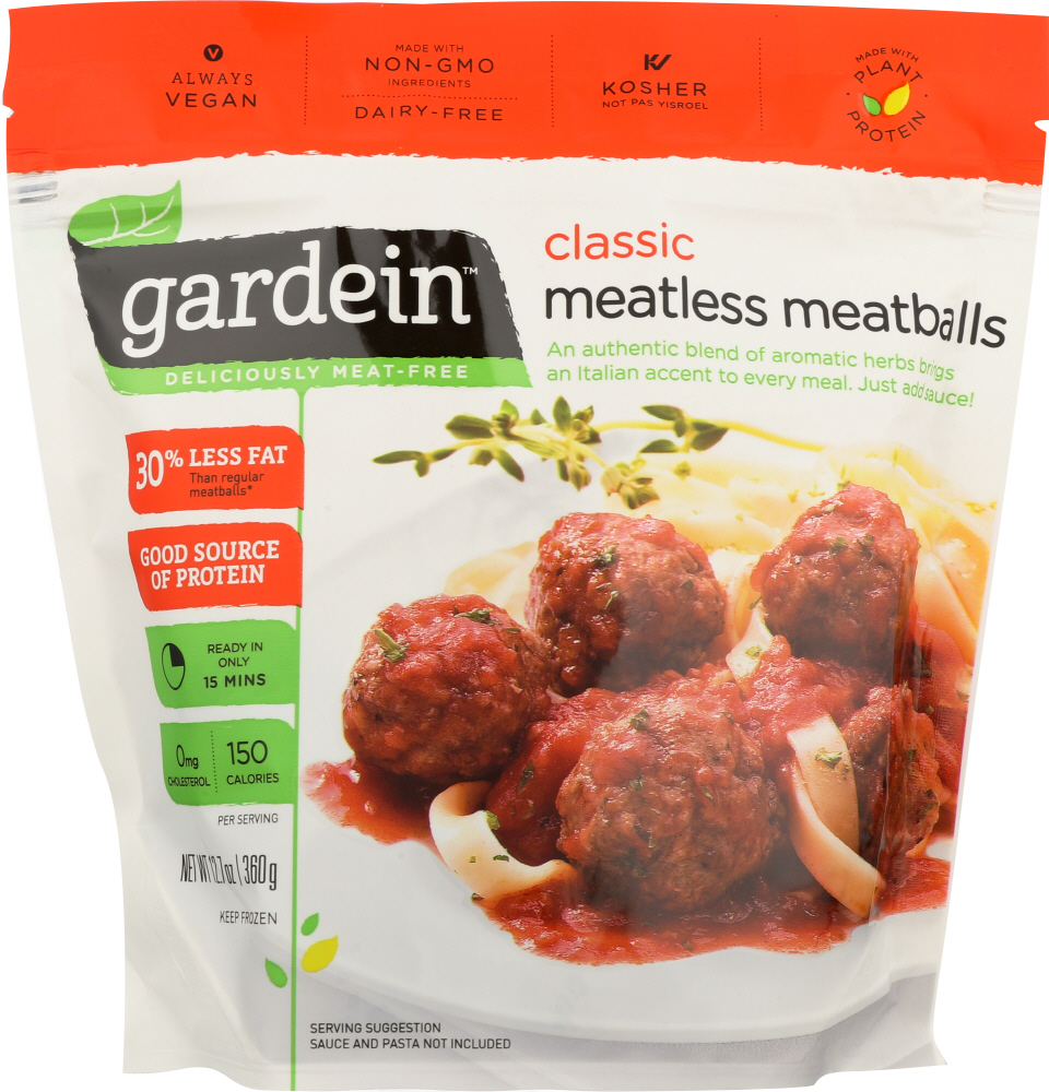 Gardein, Classic Meatless Meatballs - 842234000971