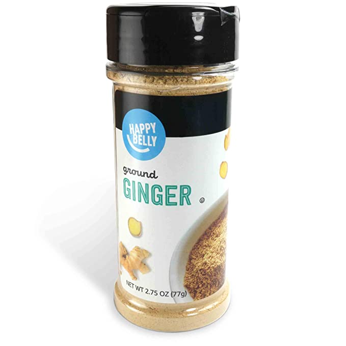  Amazon Brand - Happy Belly Ginger, Ground, 2.75 Ounce  - 842379155857