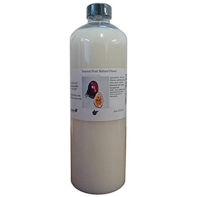 OliveNation Passion Fruit Natural Flavor, TTB-Approved for Brewing, Water Soluble Tropical Flavoring for Baked Goods, Beverages, Non-GMO, Gluten Free, Kosher, Vegan - 4 ounces - 842441103717