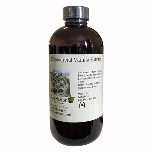  OliveNation Natural Vanilla Extract Commercial Grade for Bakery, Processed Foods, Restaurant, Institutional Applications, Non-GMO, Gluten Free, Kosher, Vegan - 2 ounces  - 842441162899