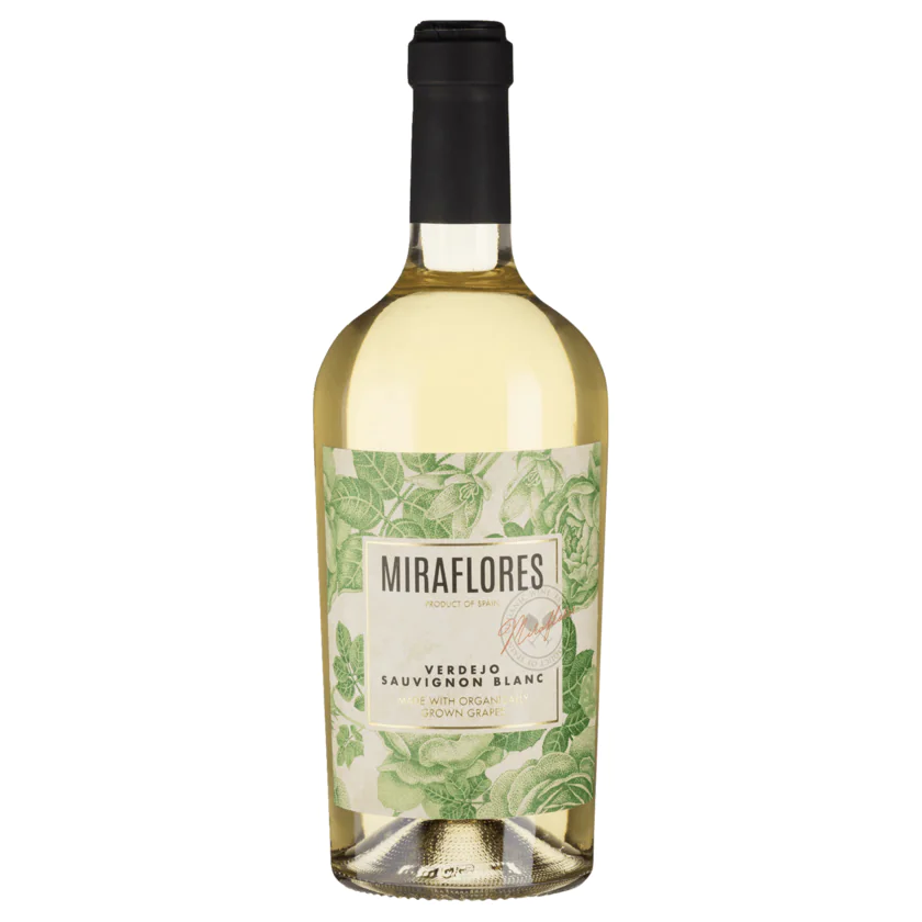 Miraflores Bio Weißwein Verdejo Sauvignon Blanc trocken 0,75l - 8425020000632