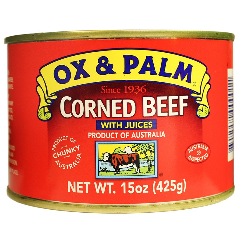 Ox & Palm, Corned Beef With Juices - 842552000011