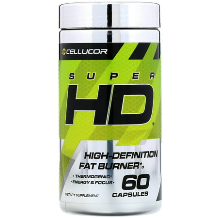 Cellucor Super HD High-Definition Fat Burner Weight Loss Supplements Capsules - 842595112689