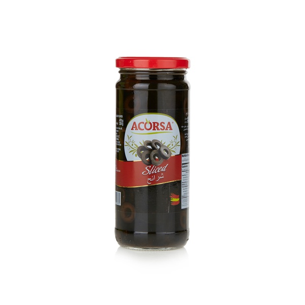 Acorsa black olives sliced 470g - Waitrose UAE & Partners - 8428916027805