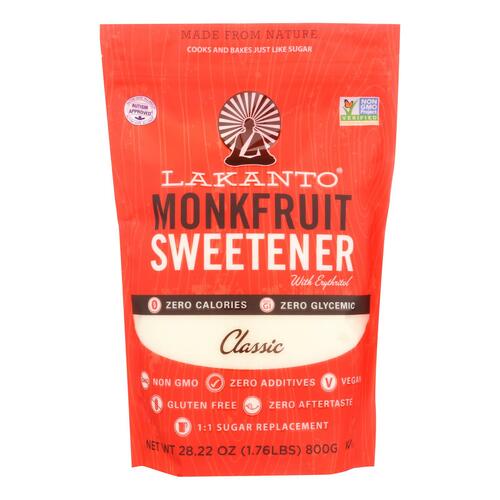 LAKANTO: Sweetener Classic Monkfruit, 28.22 oz - 0843076000068