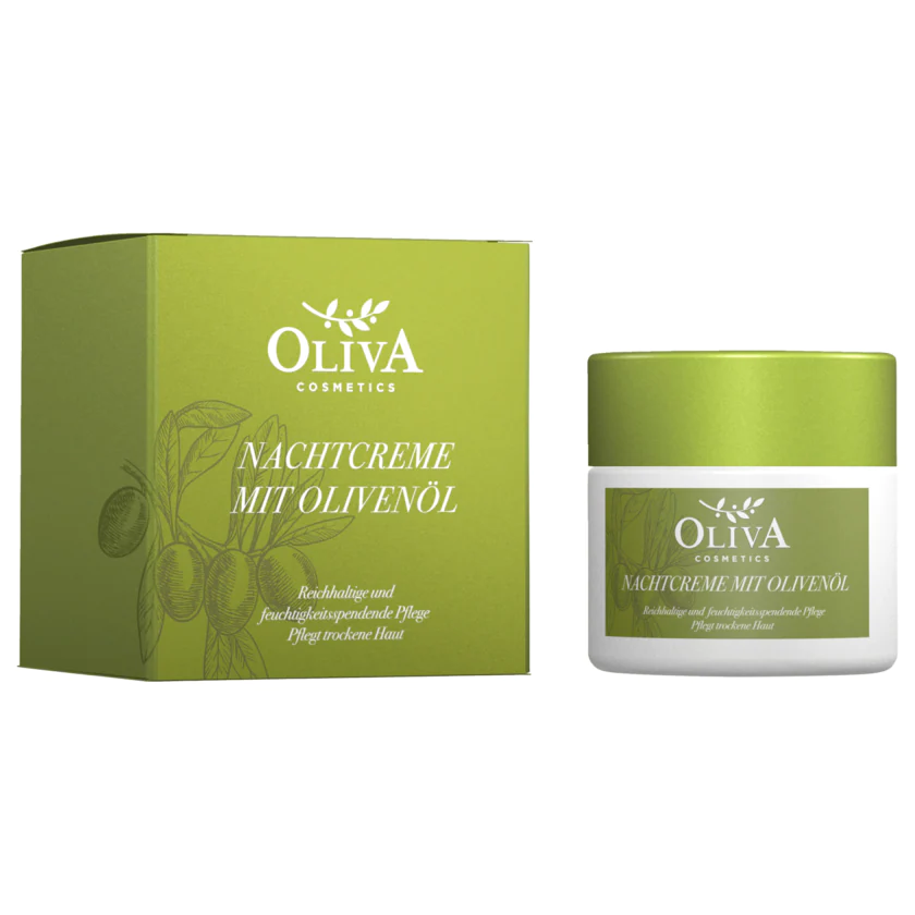 Oliva Nachtcreme mit Olivenöl 50ml - 8436037792748