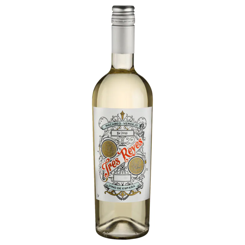 Macabeo Verdejo Weißwein Tres Reyes trocken 0,75l - 8437014028638