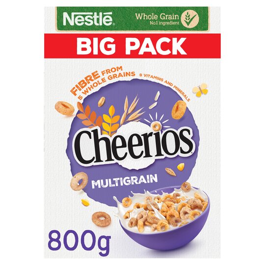 Nestle Cheerios Multigrain Cereal 800G - 8445290345608