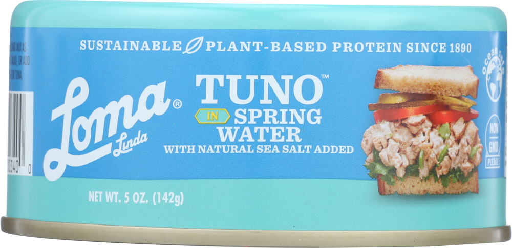 LOMA BLUE: Tuno in Spring Water, 5 oz - 0845561003400