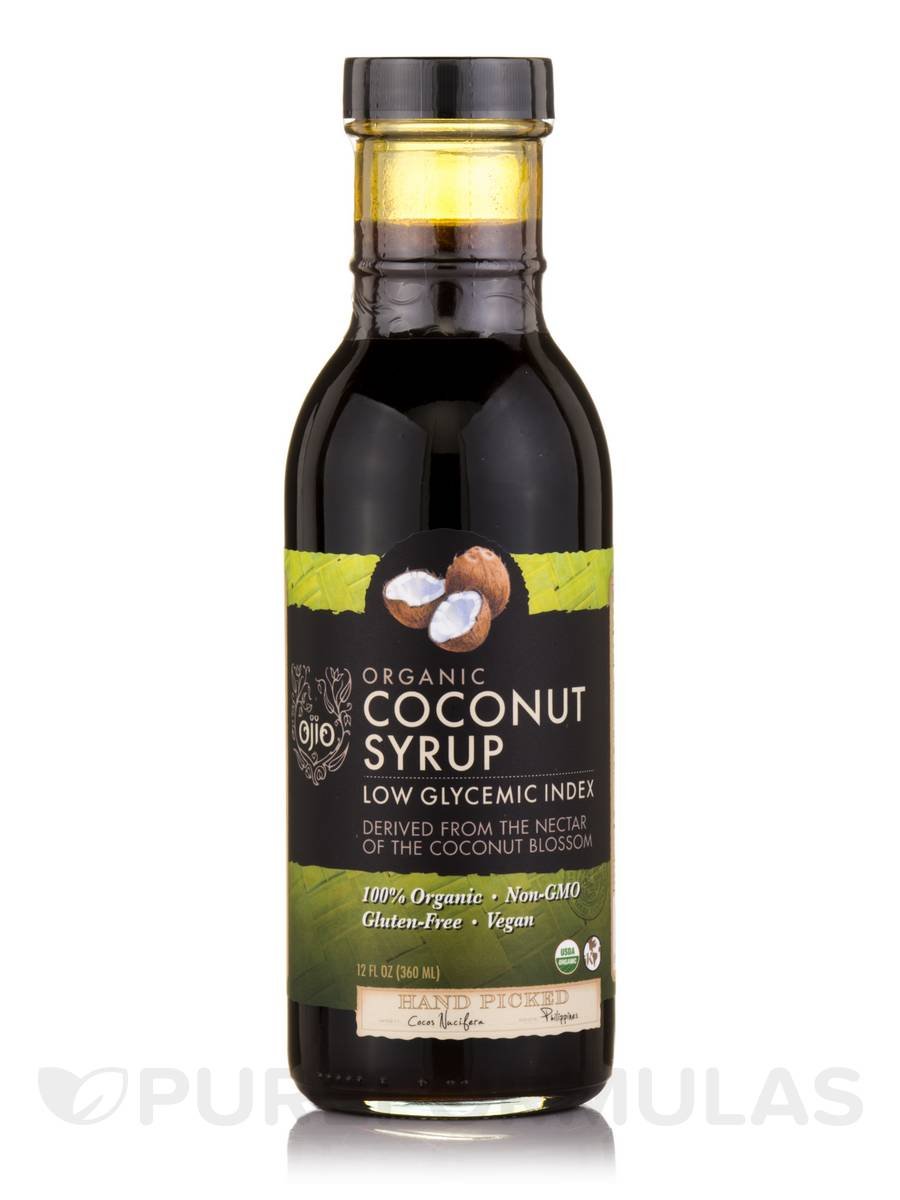 OJIO: Syrup Coconut Glycemic Organic, 12 oz - 0845772036808