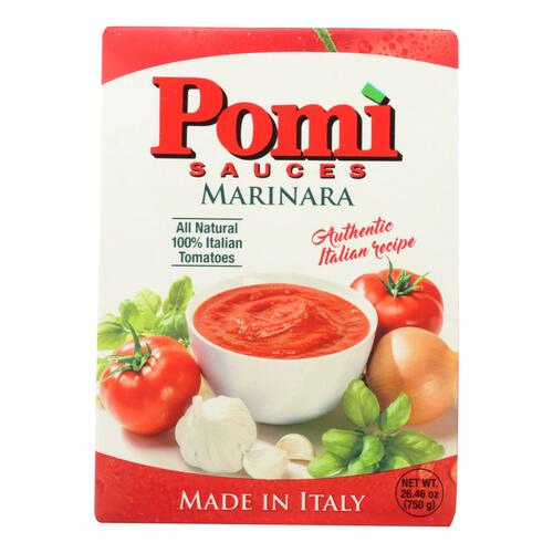 Pomi Tomatoes Marinara Sauce - Case Of 12 - 26.46 Fl Oz. - 0846558000006