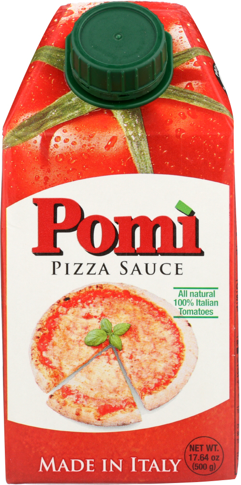 POMI: Pizza Sauce All Natural, Made In Italy, 17.64 oz - 0846558000051