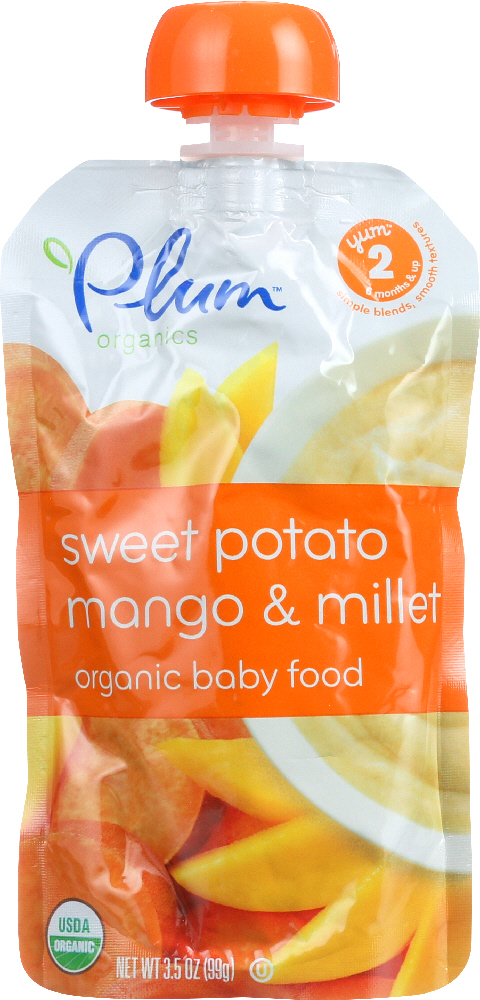 Plum Stage2 Grain Baby Food Sweet Potato Mango Millet - 00846675001047