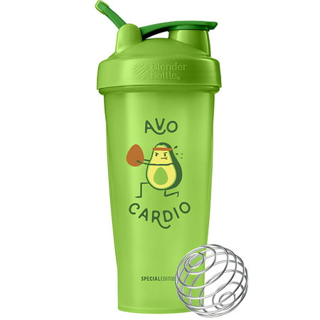 BlenderBottle Just for Fun Classic 28-Ounce Shaker Bottle, Avo Cardio (B07KRSGDD8) - 847280055098
