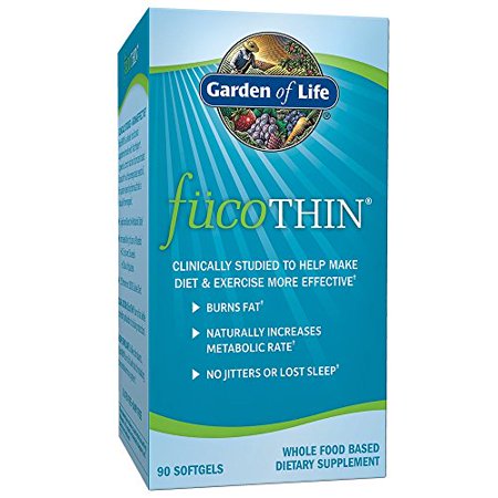 Garden of Life Fucoxanthin Supplements - FucoThin Diet Pill for Weight Loss, 90 Softgels - 847349010600