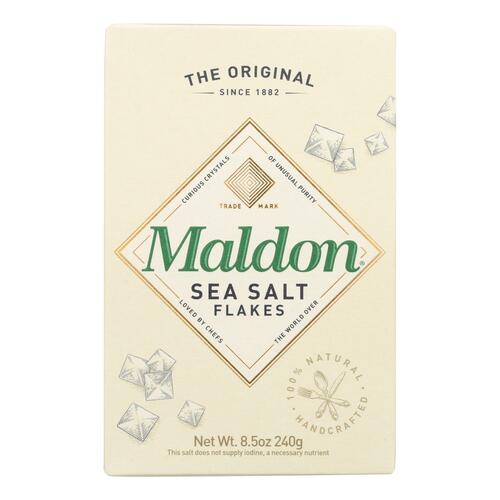 MALDON: The Original Crystal Sea Salt Flakes, 8.5 oz - 0847972000009