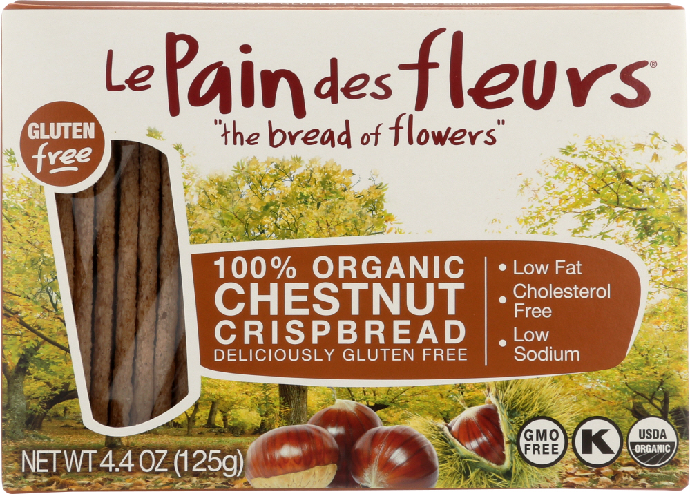 LE PAIN: Crispbread Chestnut, 4.41 oz - 0848206064453