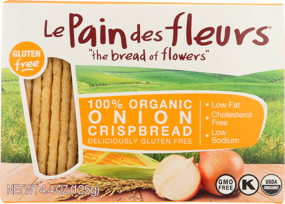 LE PAIN: Onion Crispbread, 4.4 oz - 0848206074209