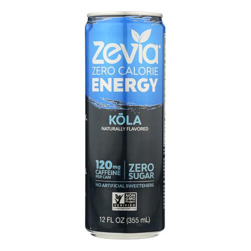 Zevia Zero Calorie Energy Drink - Cola - Case Of 12 - 12 Fl Oz - 849429000563