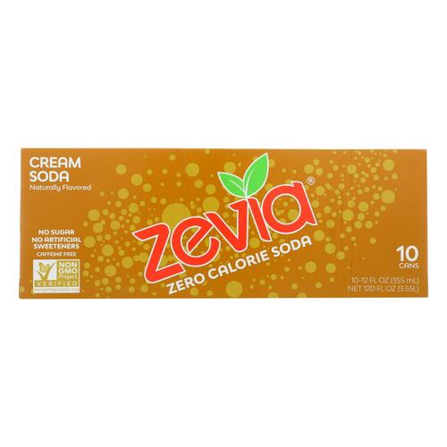 Zero Calorie Cream Flavored Soda - 849429002147