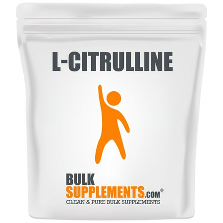 BulkSupplements.com L-Citrulline Powder - Unflavored Pre Workout - BCAAS Unflavored - Citrulline Supplement - L Citrulline Powder (100 Grams) - 849720013033