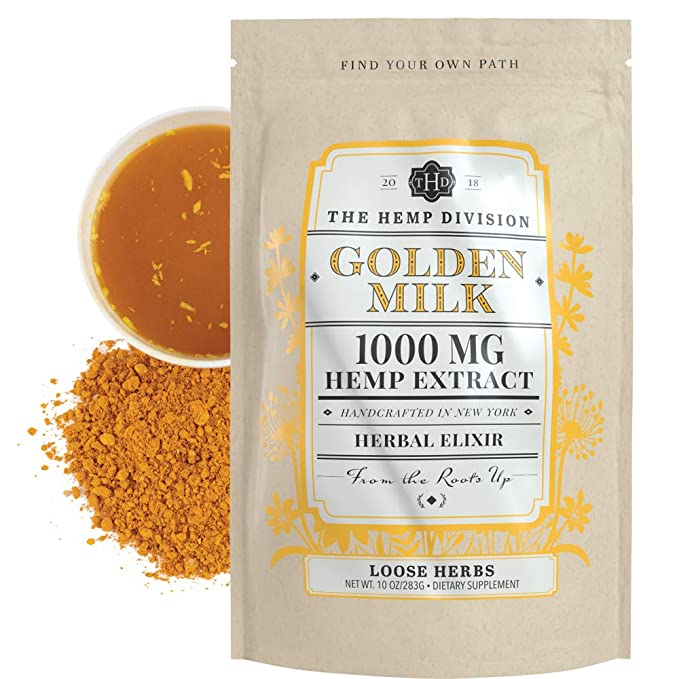  The Hemp Division Golden Milk Herbal Elixir 1000 mg Hemp, 10 oz bag  - 850002433340