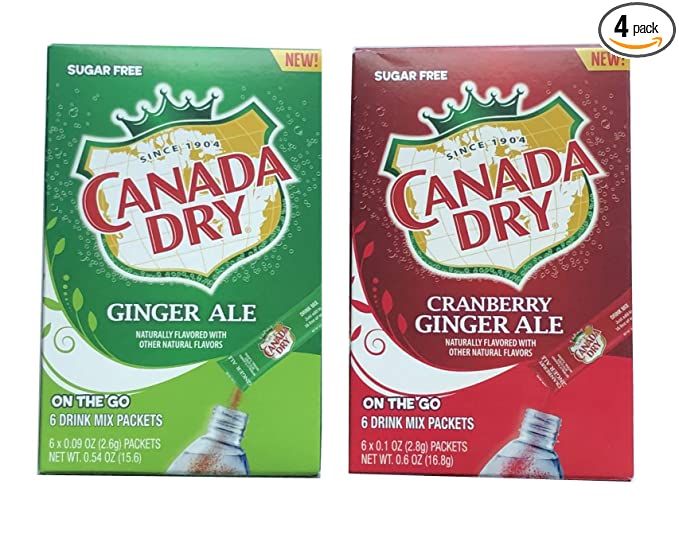  Canada Dry Ginger Ale singles to go  - 850003766713