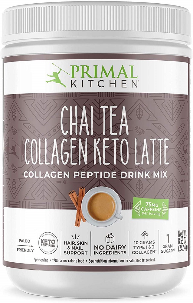 Chai Tea Collagen Keto Latte Peptide Drink Mix - 850004639290