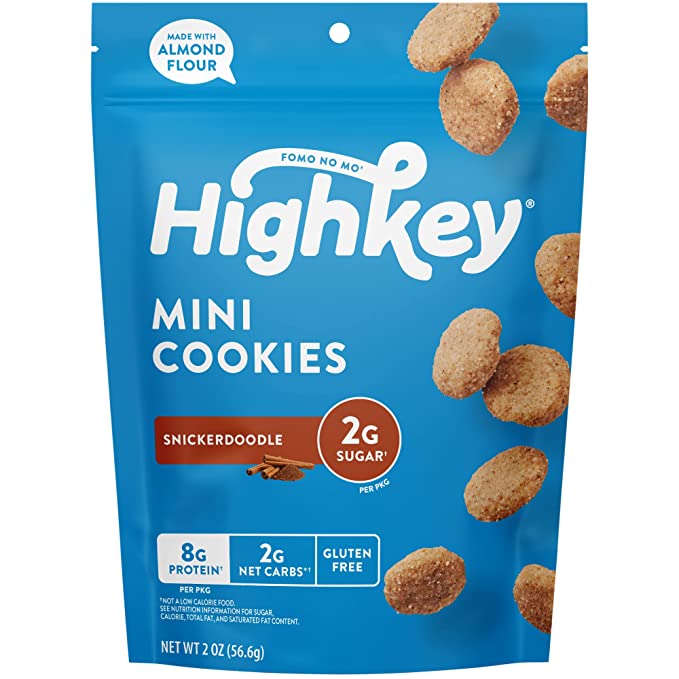 High Key, Cookies Mini Snickerdoodle Fuel The Journey, 2 Ounce - 850004801055