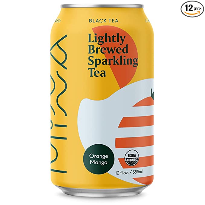  Minna Organic Sparkling Iced Tea - ORANGE MANGO BLACK TEA - 850005238058