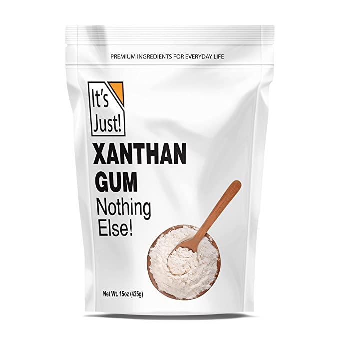  It's Just - Xanthan Gum, 15oz, Keto Baking, Non-GMO, Thickener for Sauces, Soups, Dressings, Packaged in USA  - 850005727705