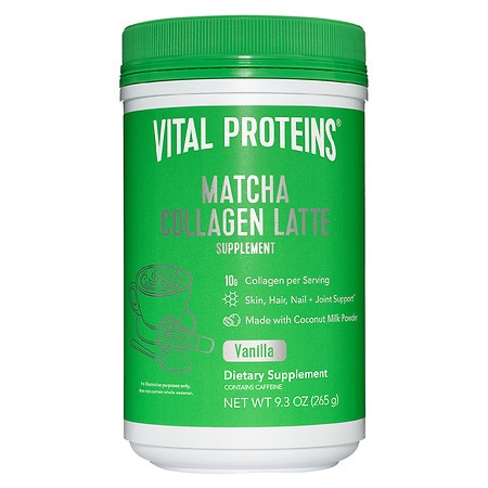 Vital Proteins Matcha Latte Vanilla Canister - 9.3oz - 850005892236