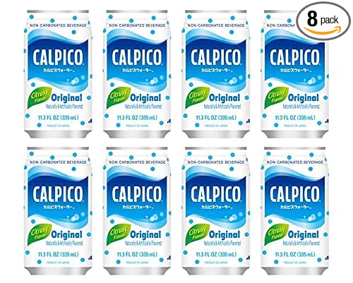 CALPICO Original, Non-Carbonated Drink, Hint of Citrus Flavor, Japanese Beverage, Sweet and Tangy Asian Drink, 11.3 oz Can (Pack of 8) - 850005927211
