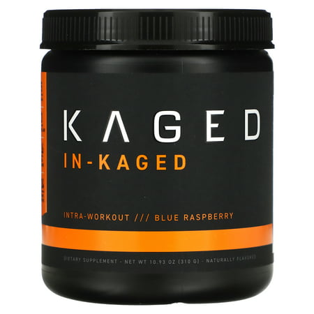 IN-KAGED Intra-Workout Blue Raspberry 10.93 oz (310 g) Kaged Muscle - 850006414963