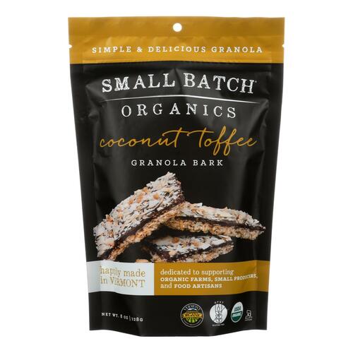 Small Batch Organics Coconut Toffee Granola Bark - Case Of 6 - 8 Oz - 850008006050