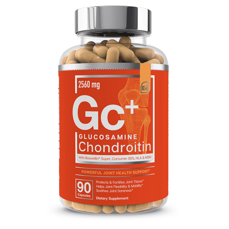 Essential elements Glucosamine Chondroitin | Joint Health Supplement - 90 Capsules - 850008278150