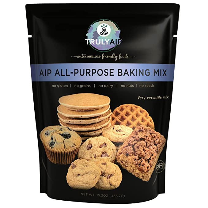  Truly AIP All-Purpose Baking Mix - Makes Cookies, Muffins, Scones, Pancakes, Waffles, Cake - Pumpkin, Banana & Zucchini bread - Gluten Free - Autoimmune Protocol, Paleo Approved (32 oz (907.2 g))  - 850018283359